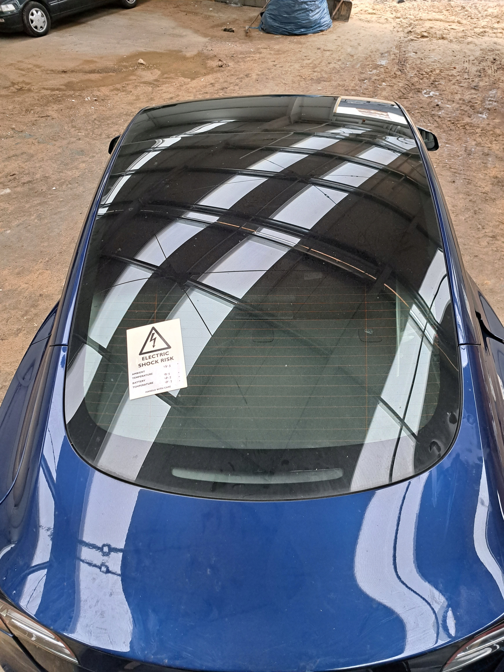 TESLA MODEL 3 LCI SZYBA SZYBY DACH NADWOZIE ORYGINAŁ