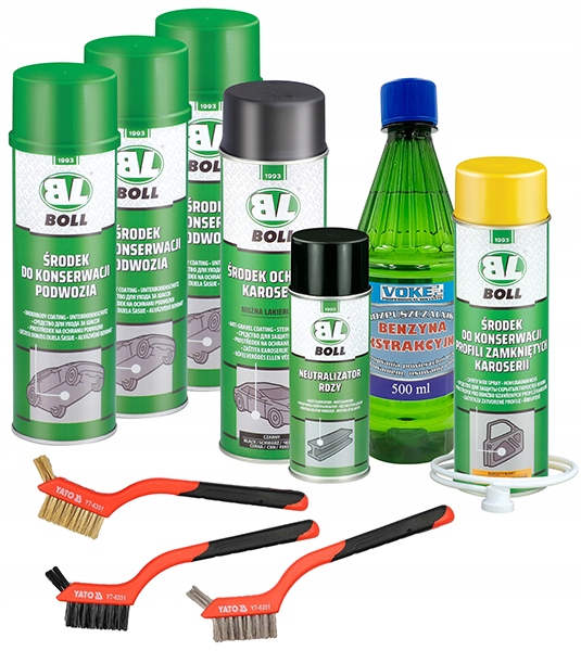BOLL Zestaw środek konserwacja podwozia karoserii