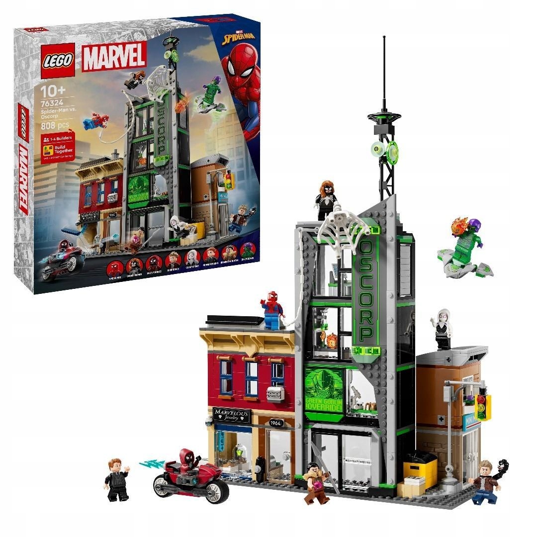 Lego(r) Heroes 76324 Spider-Man A Oscorp