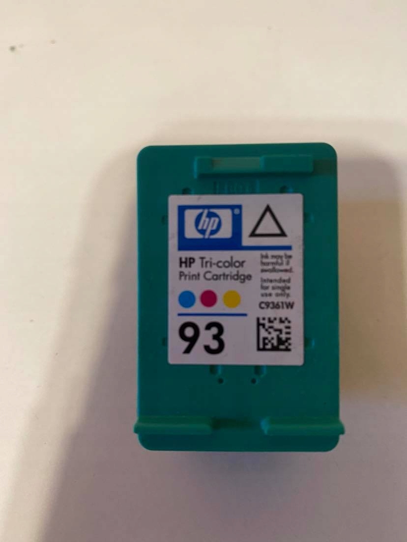 HP WKŁAD TUSZ 93 C9361W KOLOR ORYGINAŁ PUSTY