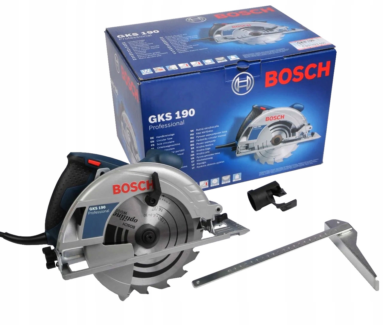 Piła Bosch Gks 190 pilarka tarczowa 1400 W, Bosch 0601623000