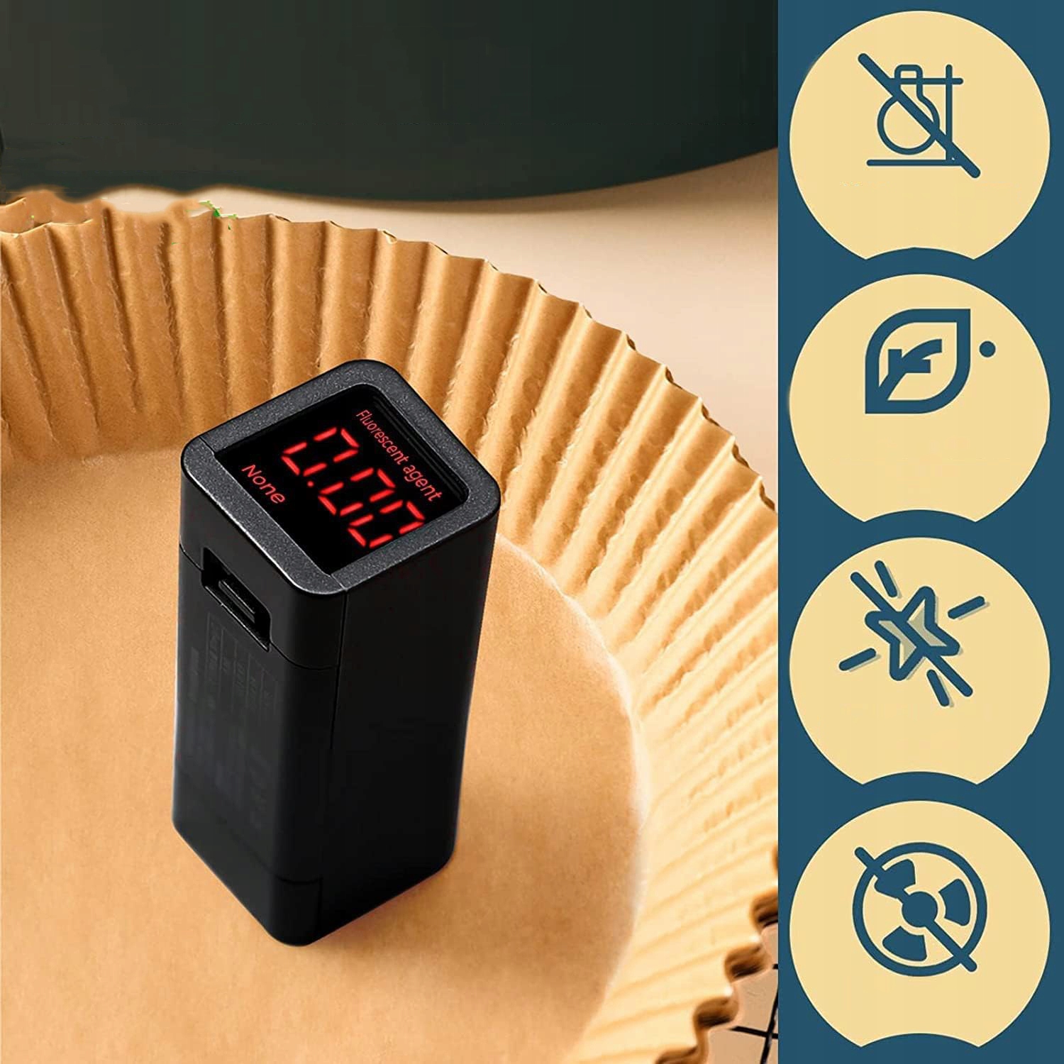 100x PAPIER DO PIECZENIA WKŁADKI DO FRYTKOWNICY POWIETRZNEJ AIR FRYER 20CM Kod producenta 3289122