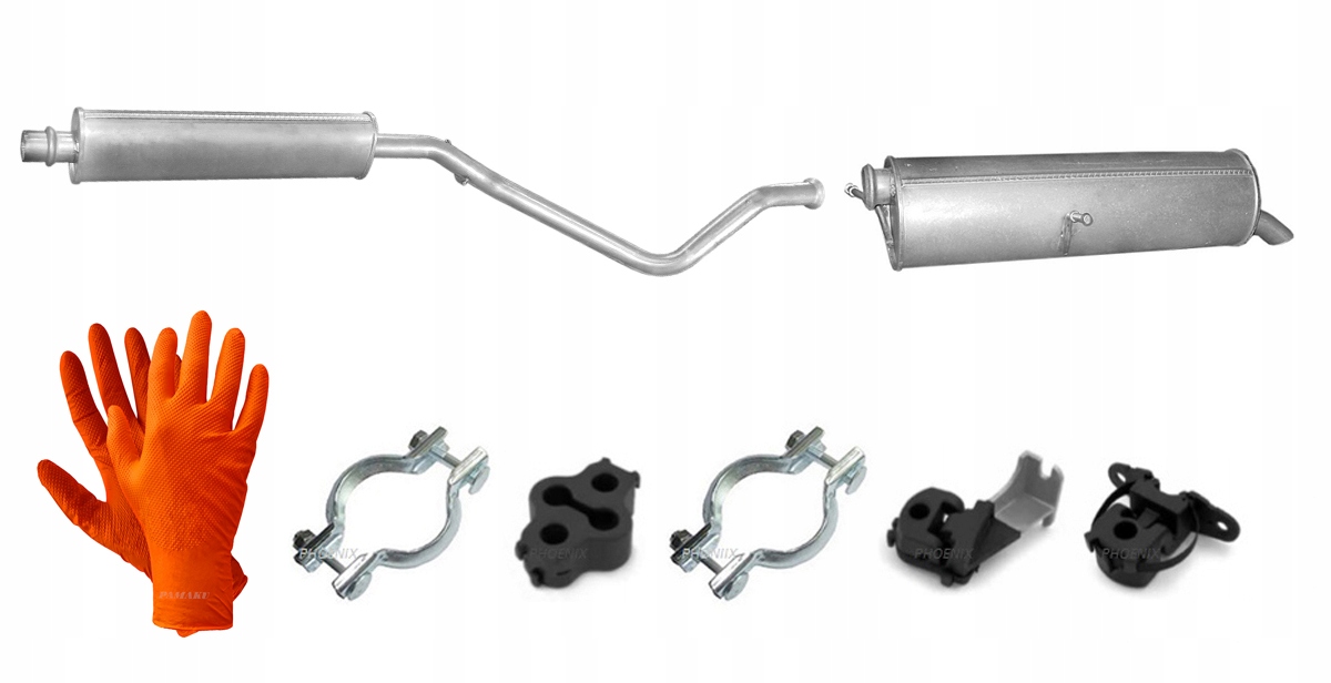 Peugeot 307 2.0 101 kW (2001-2005) Hatchback Tlumič Středový Koncový