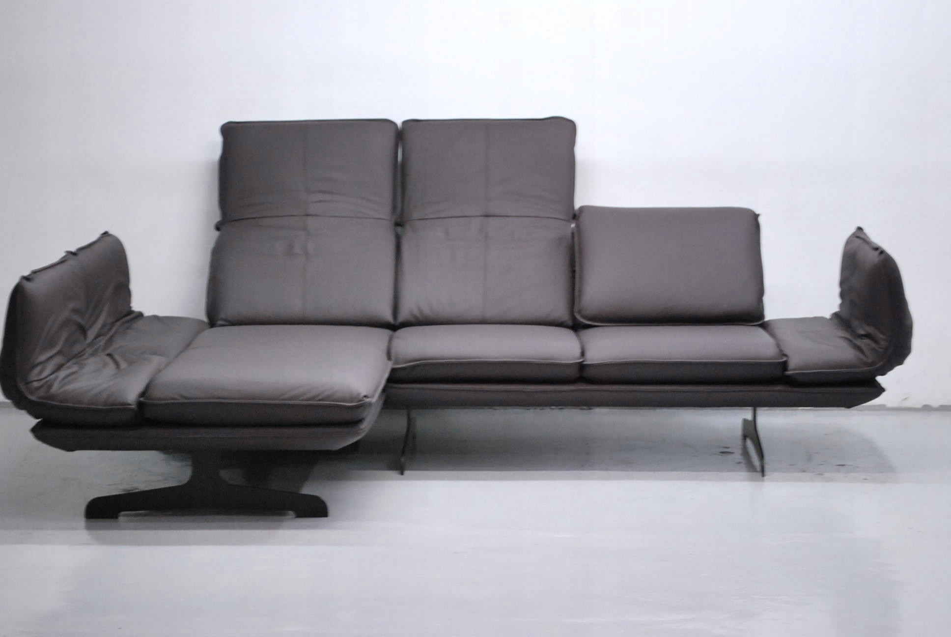 RUG DESIGN wielki NAROŻNIK regulowana wysokość kanapa rogówka skóra natural Orientacja lewostronny