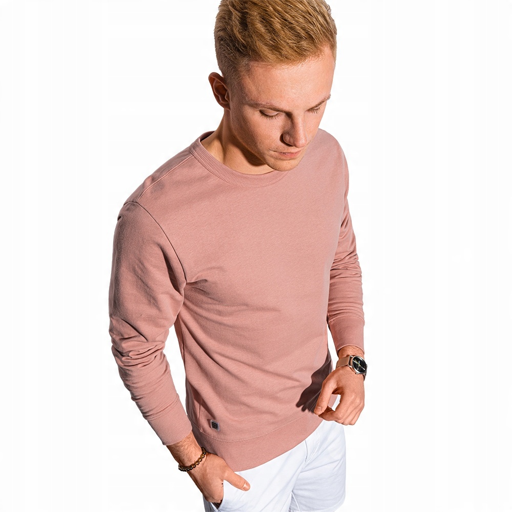 

Bluza męska bez kaptura B1153 różowa L