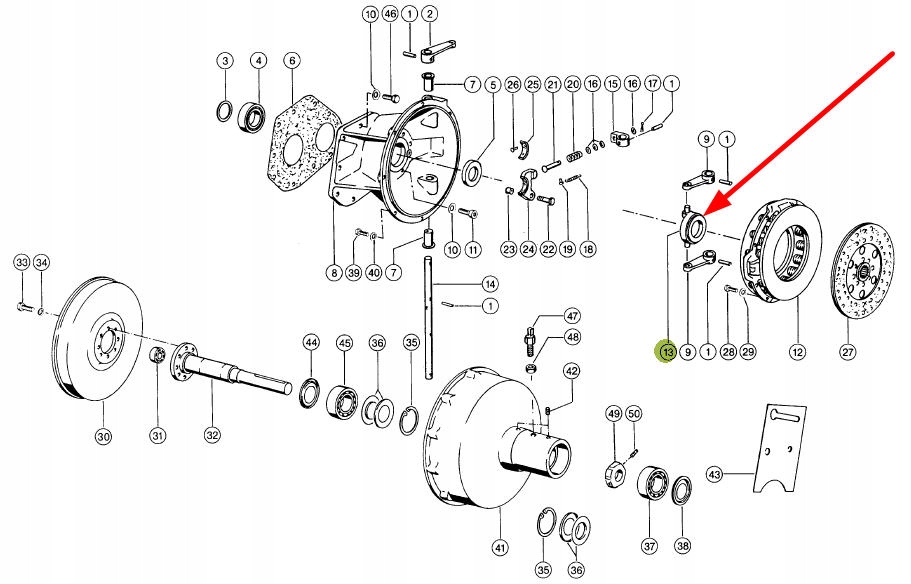 631663-G - одшипник сцепления