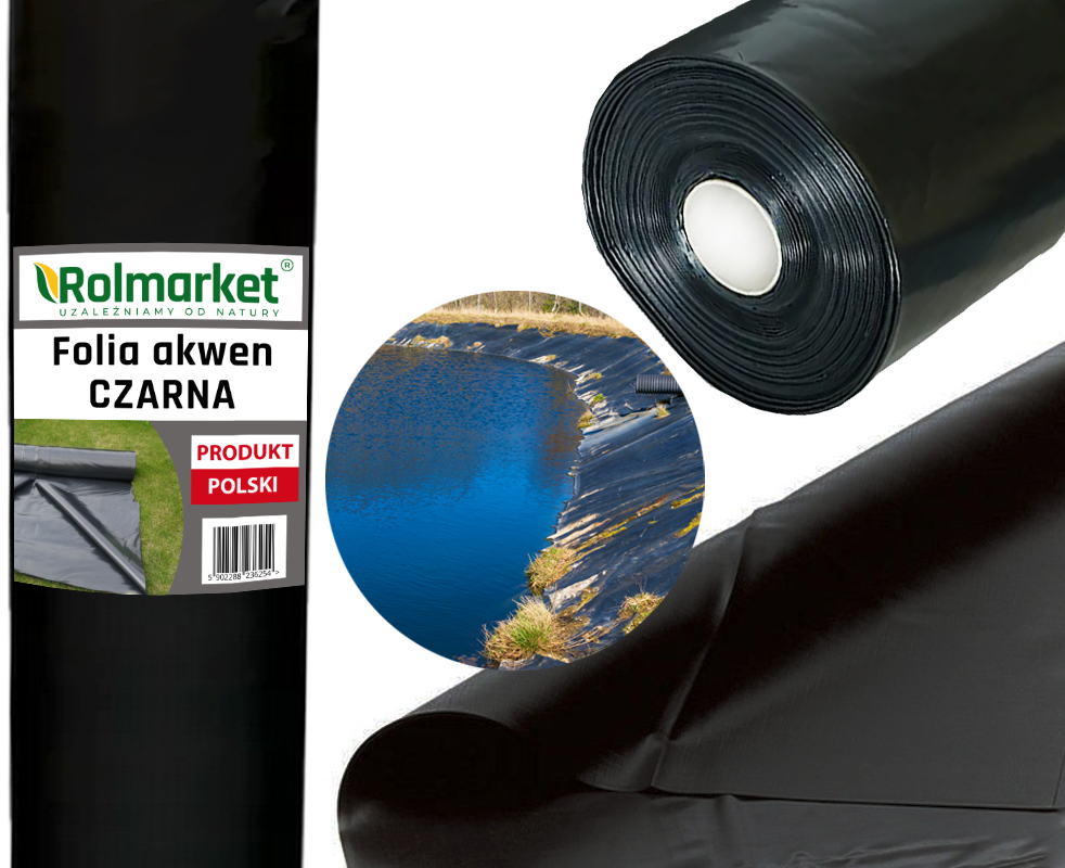 

Folia Do Oczek Wodnych I Stawów Akwen 6m czarna