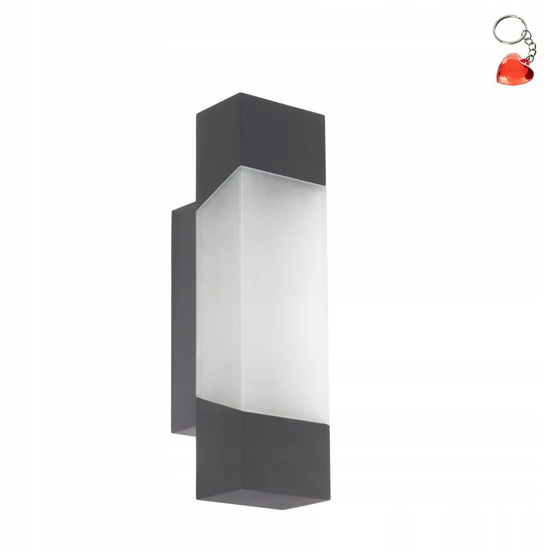 Venkovní nástěnné svítidlo na terasu Led 4,8W IP44 antracit Gorzano 97222 Eglo