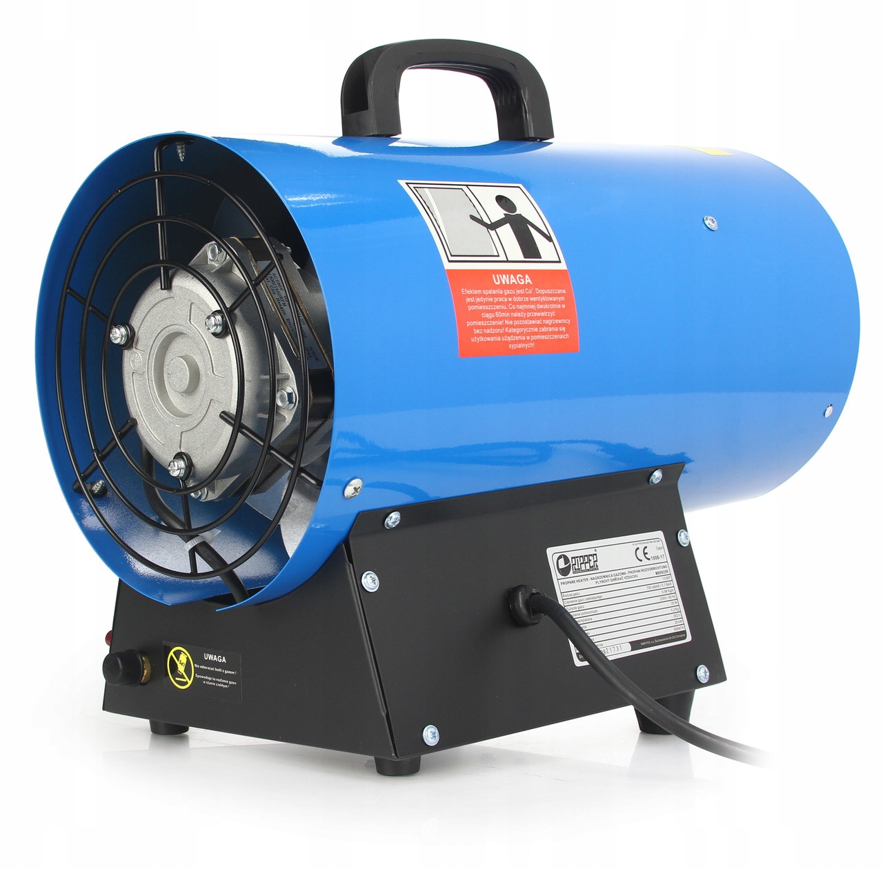 NAGRZEWNICA DMUCHAWA GAZOWA 15kW REDUKTOR + WĄŻ Model M80920R