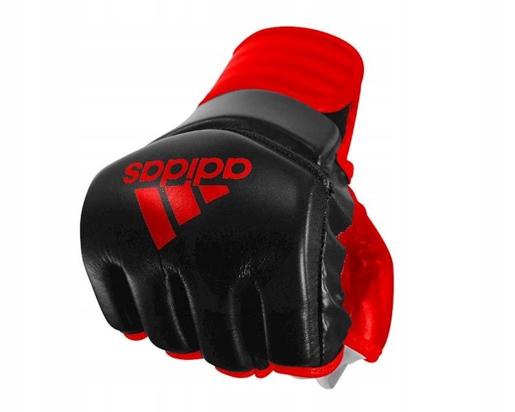 MMA/Grapplingové rukavice Adidas Traditional Černá/Červená Velikost: S