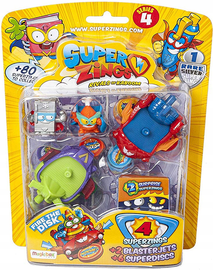 

Zings 4 Figurki Seria 4 Blasterjet 2 Pojazdy