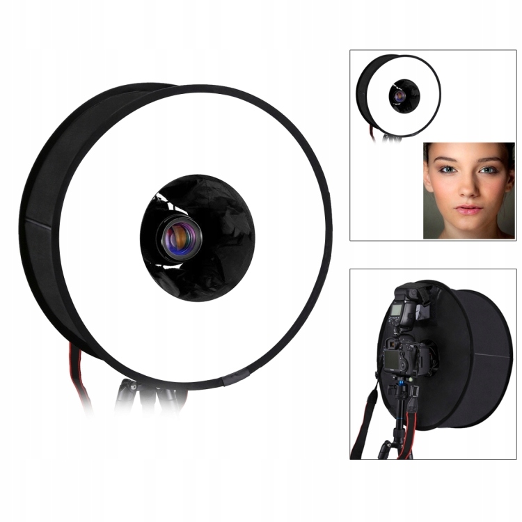 

Dyfuzor Softbox Reporterski Ring Round Flash 45 cm