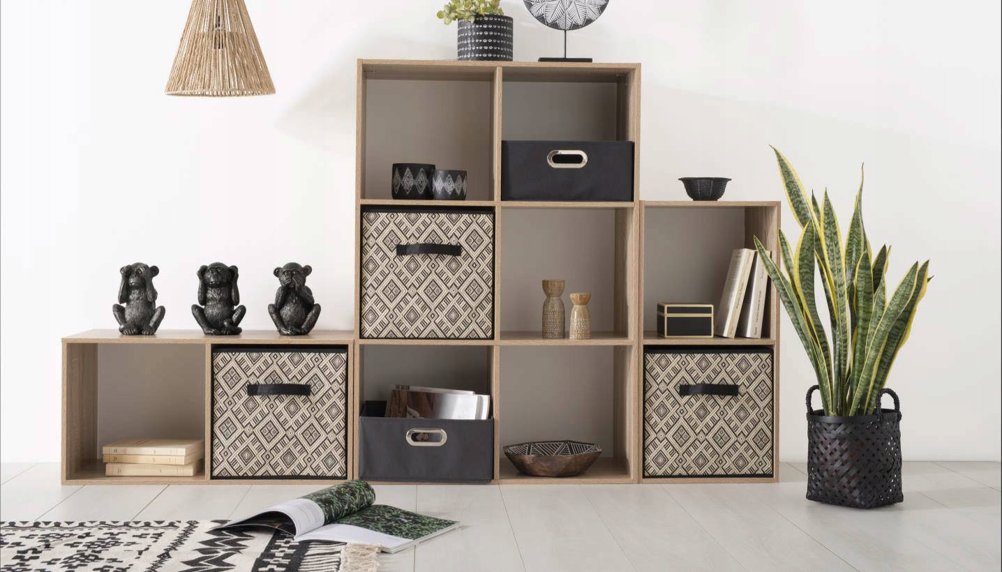 PUDEŁKO TEKSTYLNE pojemnik DO PRZECHOWYWANIA 31x15 Marka 5five Simple Smart