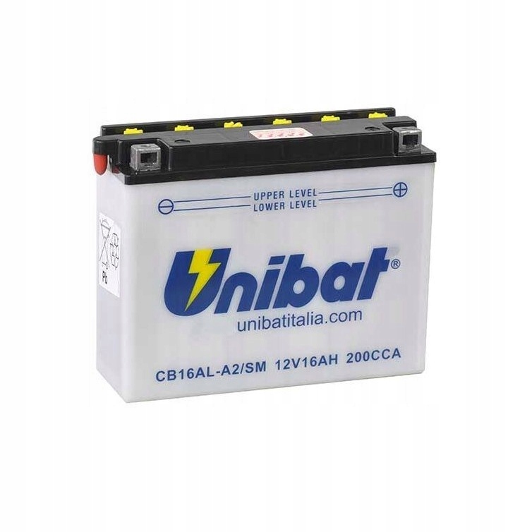 Unibat batéria 16Ah-12V 200A (p+)