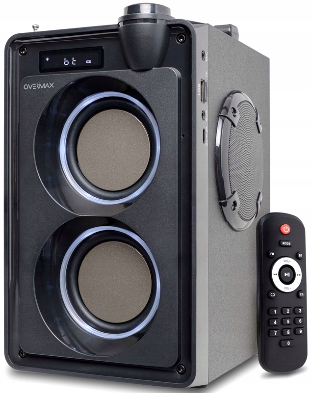 BEZPRZEWODOWY GŁOŚNIK BLUETOOTH PILOT USB SD RADIO Konstrukcja brak informacji