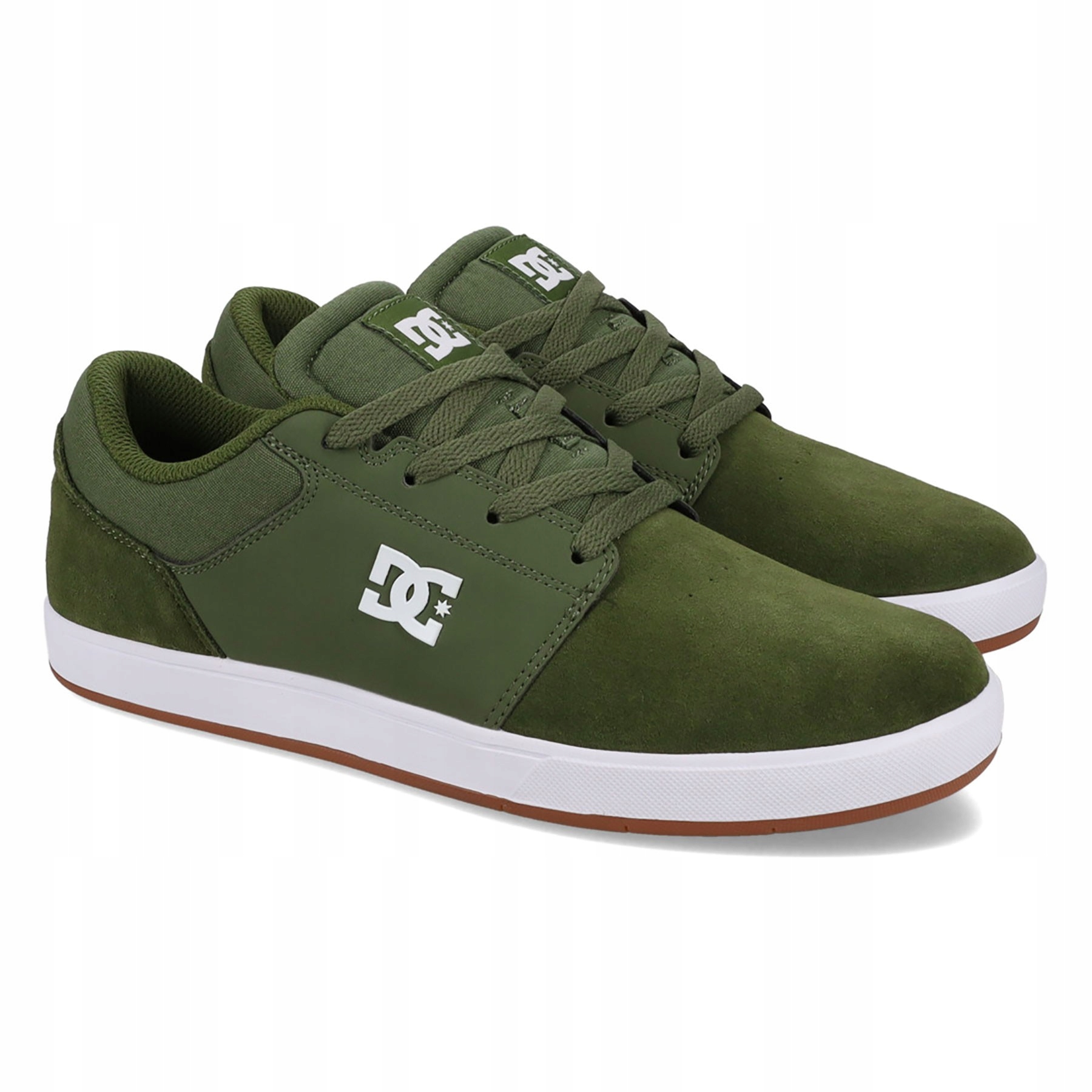 Pánské boty DC Crisis 2 kožené 301 Zelené sportovní 44,5