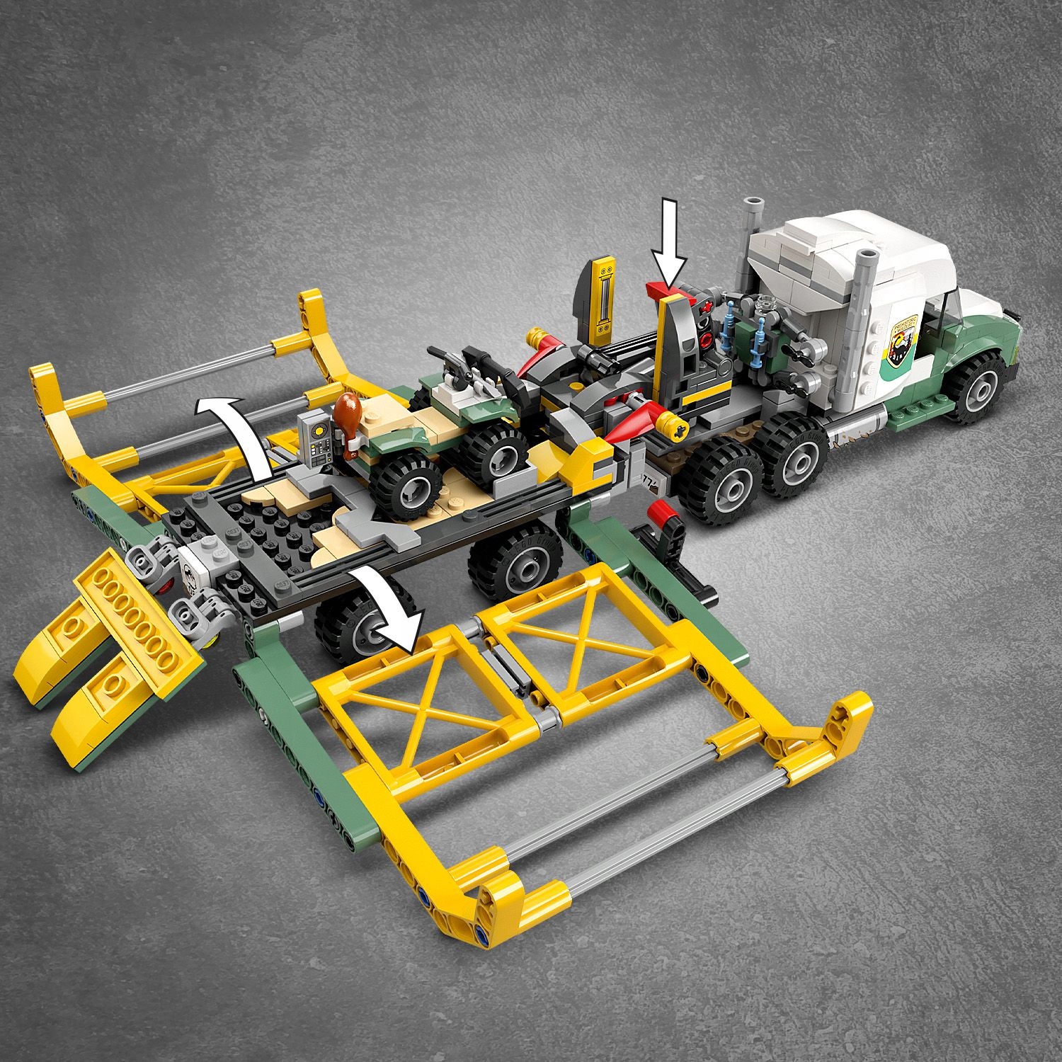 LEGO Jurassic World Dinomisje: ciężarówka do transportu allozaura 76966 Płeć chłopcy dziewczynki