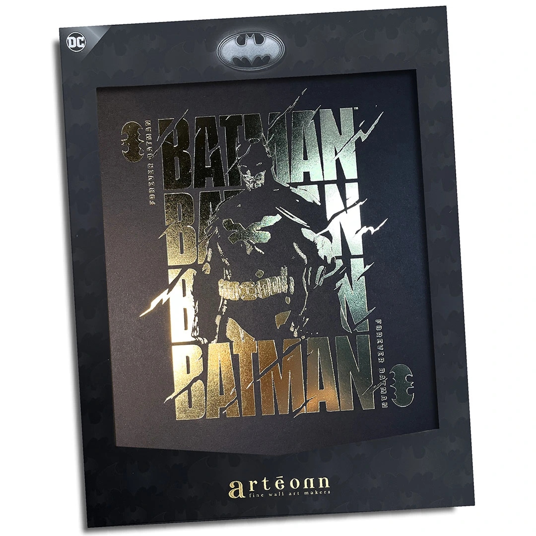 Sběratelský plakát navždy Batman zlatý, Batman