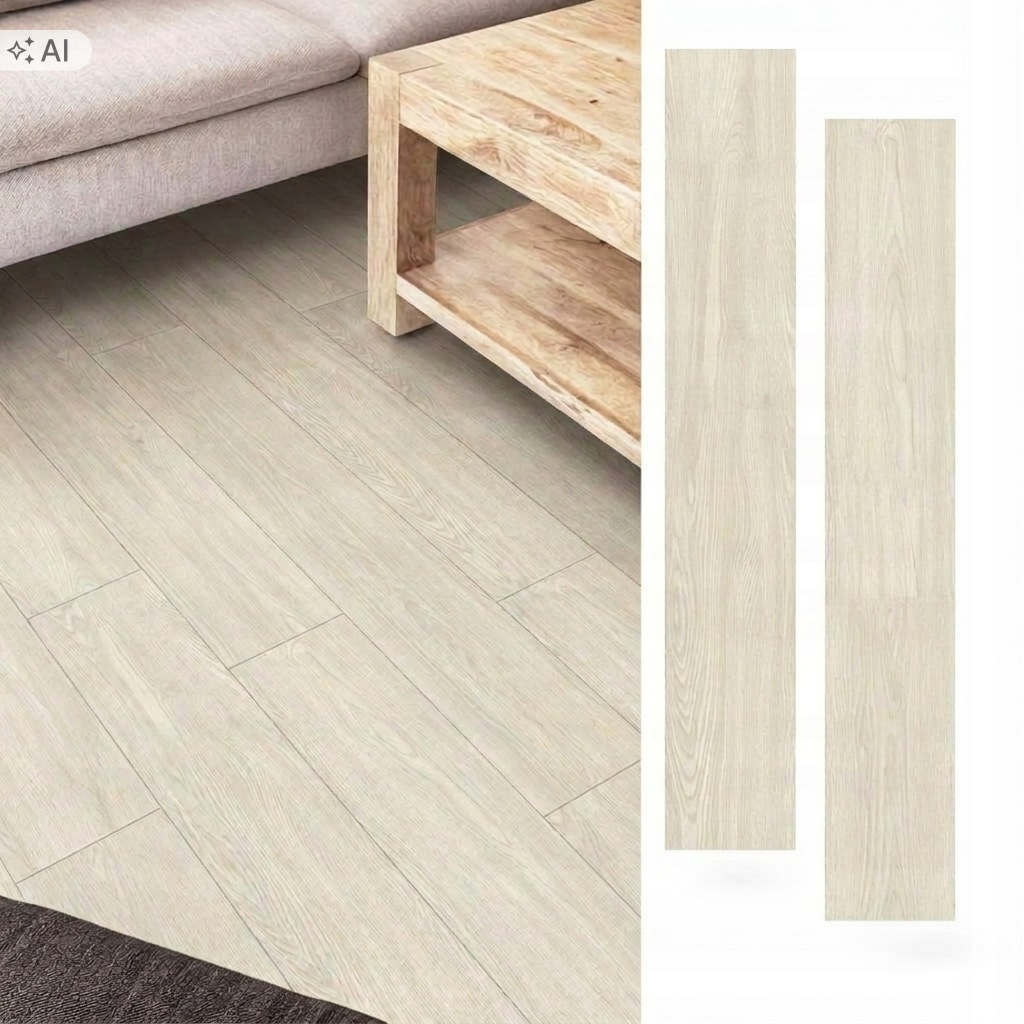 Samolepiace vinylové panely 5 m² Svetlo Hnedá Dosky Parkety Vodotesné