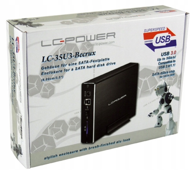 LC-Power LC-35U3-Becrux Czarny 3.5" Producent Inna