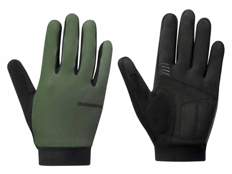 Rękawiczki rowerowe Shimano Explorer Ff (rozmiar S) Khaki