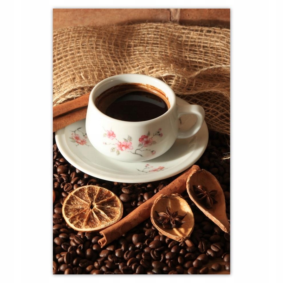 

Plakaty 40x60 Kawa i suszone pomarańcze