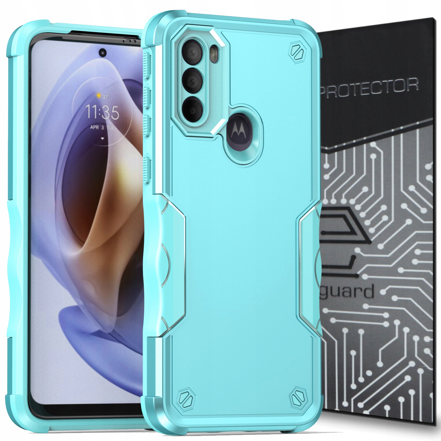 

Case Etui Pancerne+szkło do Motorola Moto G31 G41