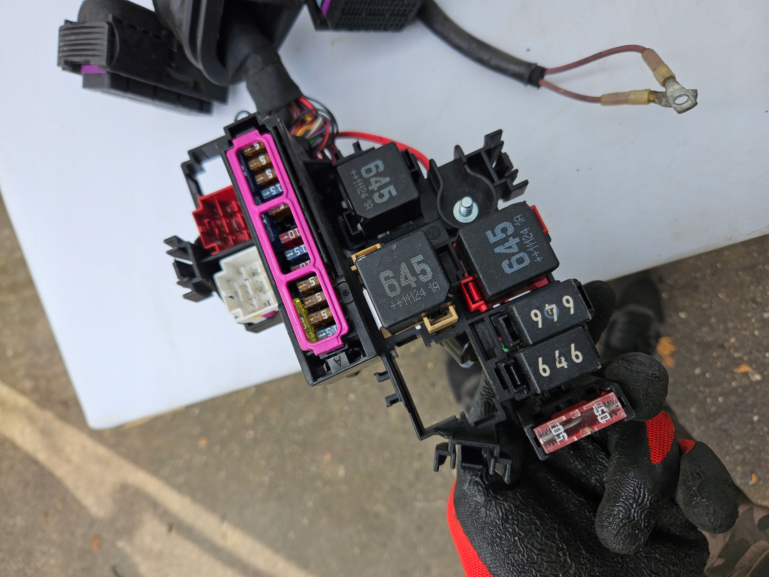 bundle motor wiring AUDI A6 C7 A7 4G 3.0 TFSI CGX TIPTRONIC