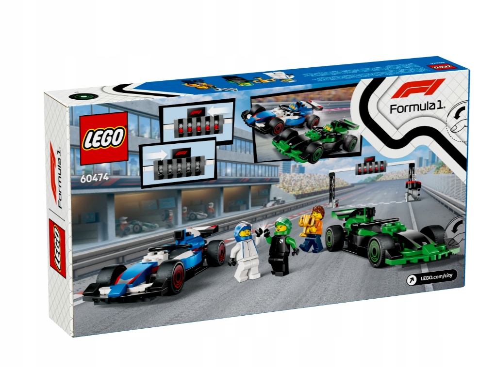 Lego City 60474 Paddock F1 s formulemi