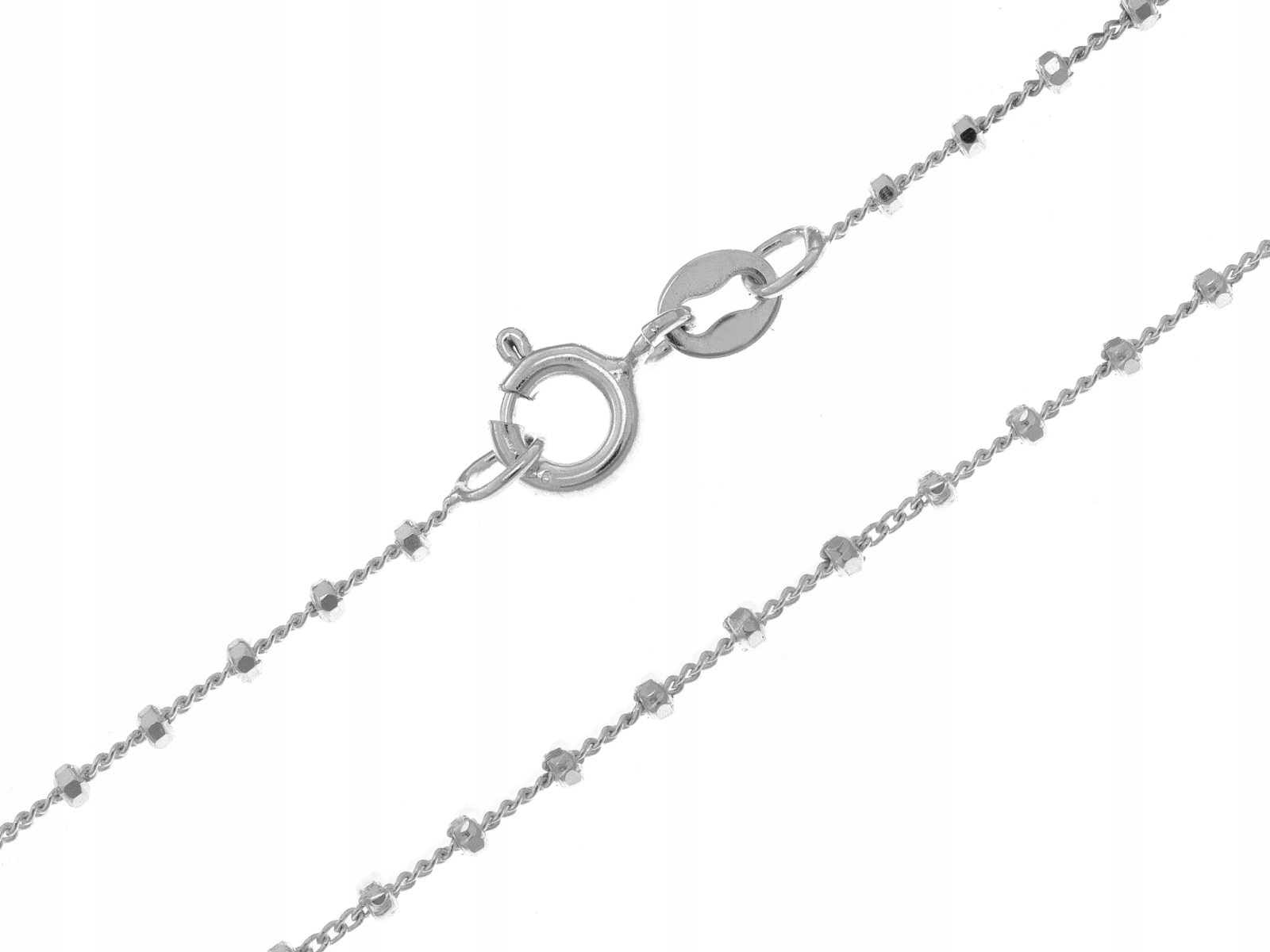 Stříbrný řetízek pr. .925 s kuličkami 2,52g velikost 45 výška 1,6mm dárek