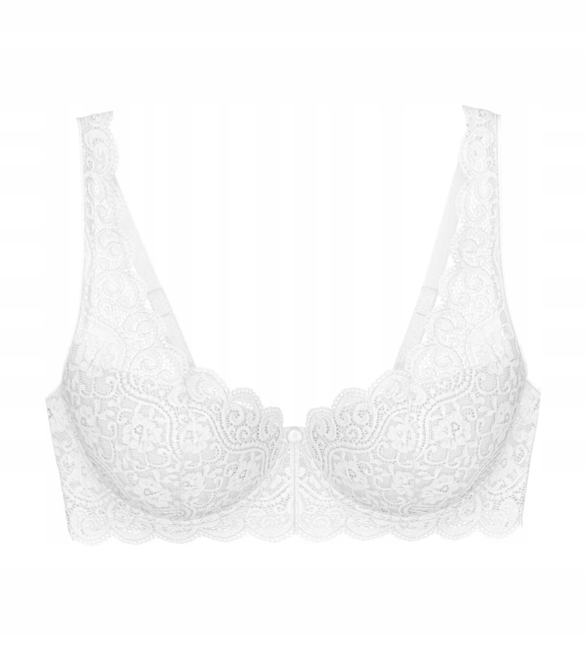 Podprsenka Triumph Amourette Whp Bílá 90 B Vyztužená Krajková Podprsenka