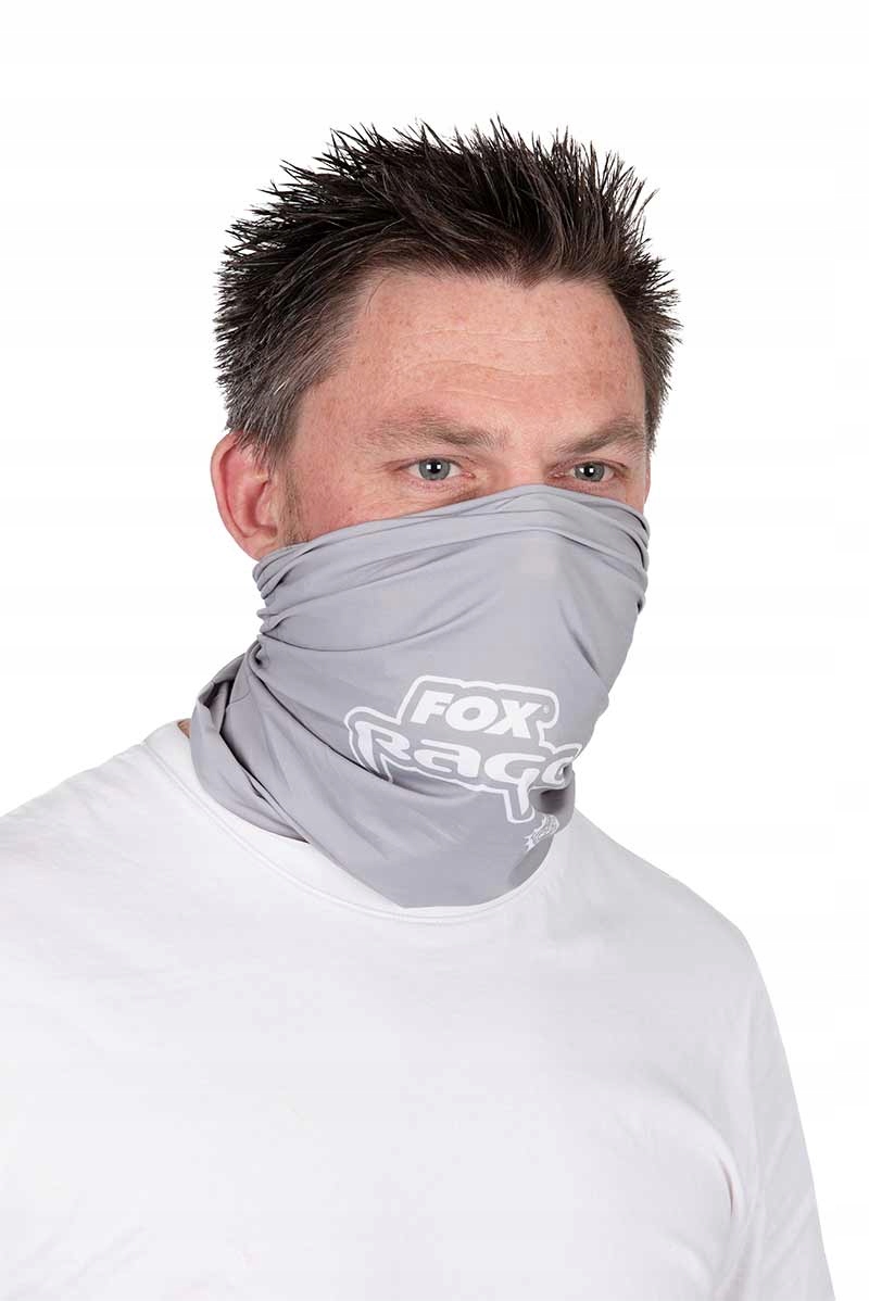 Komin Light Grey Snood Fox Rage