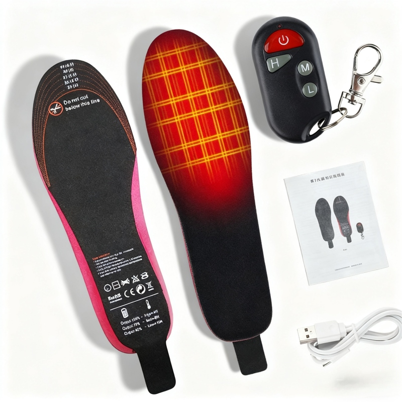 Elektricky vyhřívané vložky do bot s dálkovým ovládáním 35-40