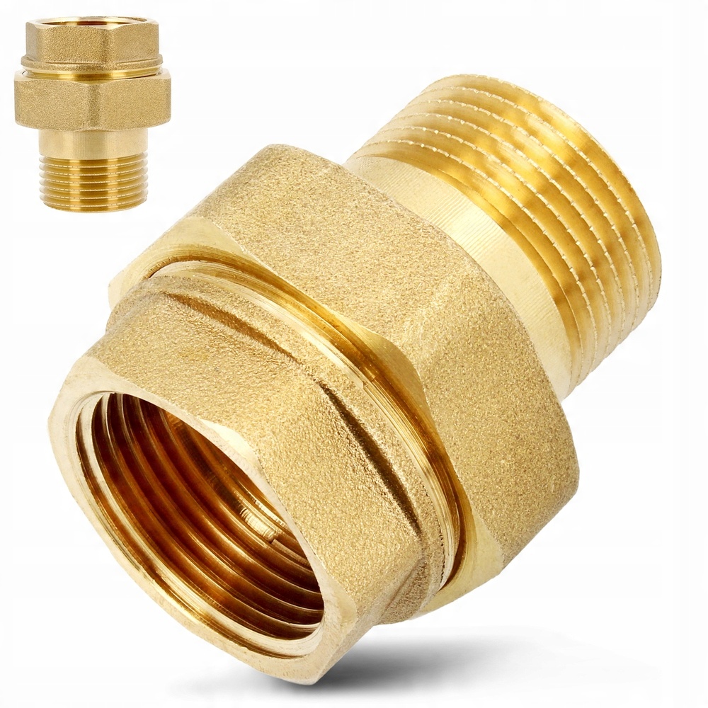 

Śrubunek instalacji wodnych o-ring 1/2'' mosiężny