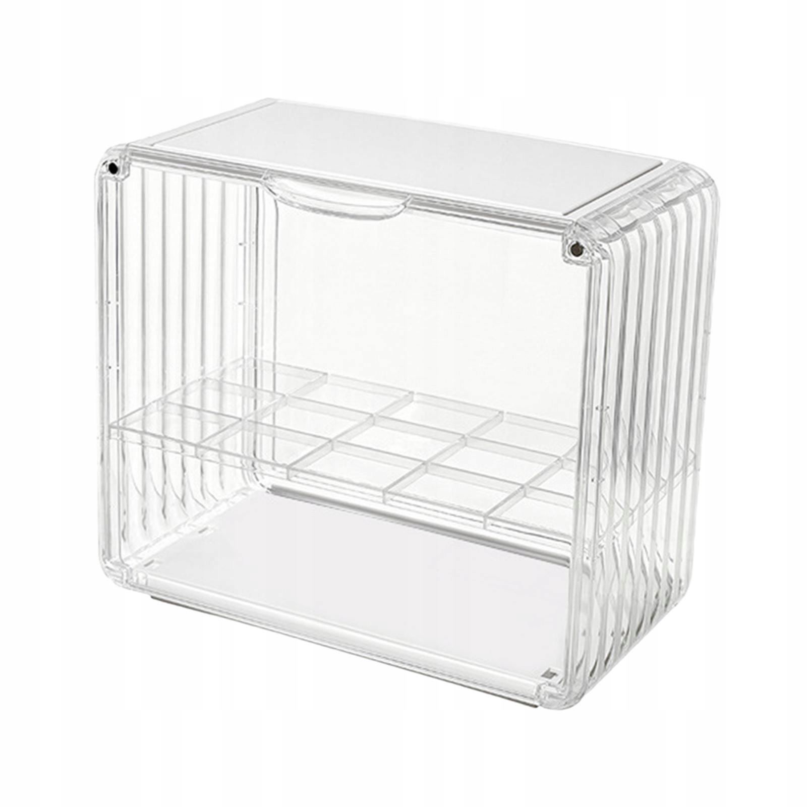 Akrylowa przezroczysta gablota Model samochodu 2-warstwowa biała Marka inna marka