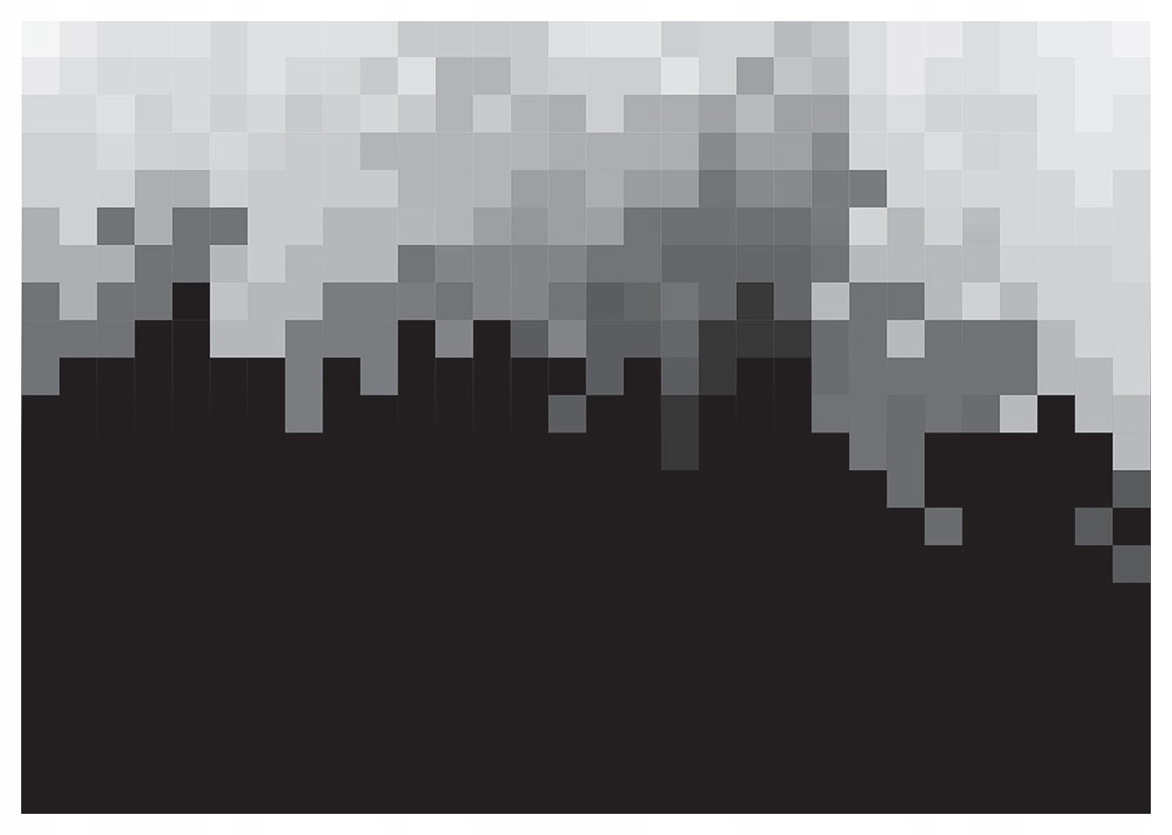 Fototapeta Šedé pixely abstrakce minimalismus gradient 300x210 lepidlo