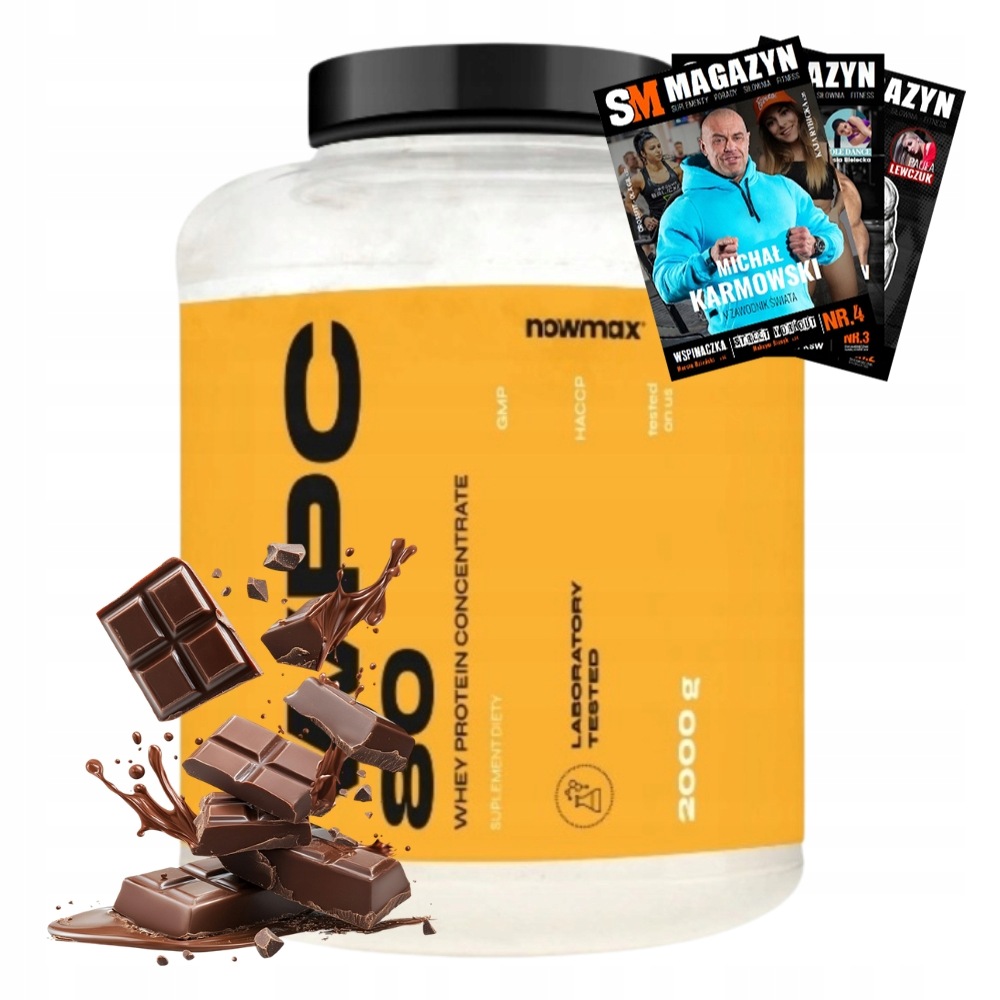 nowmax Wpc 80 Whey Protein 2000 g Syrovátkový Protein Protein Prášek