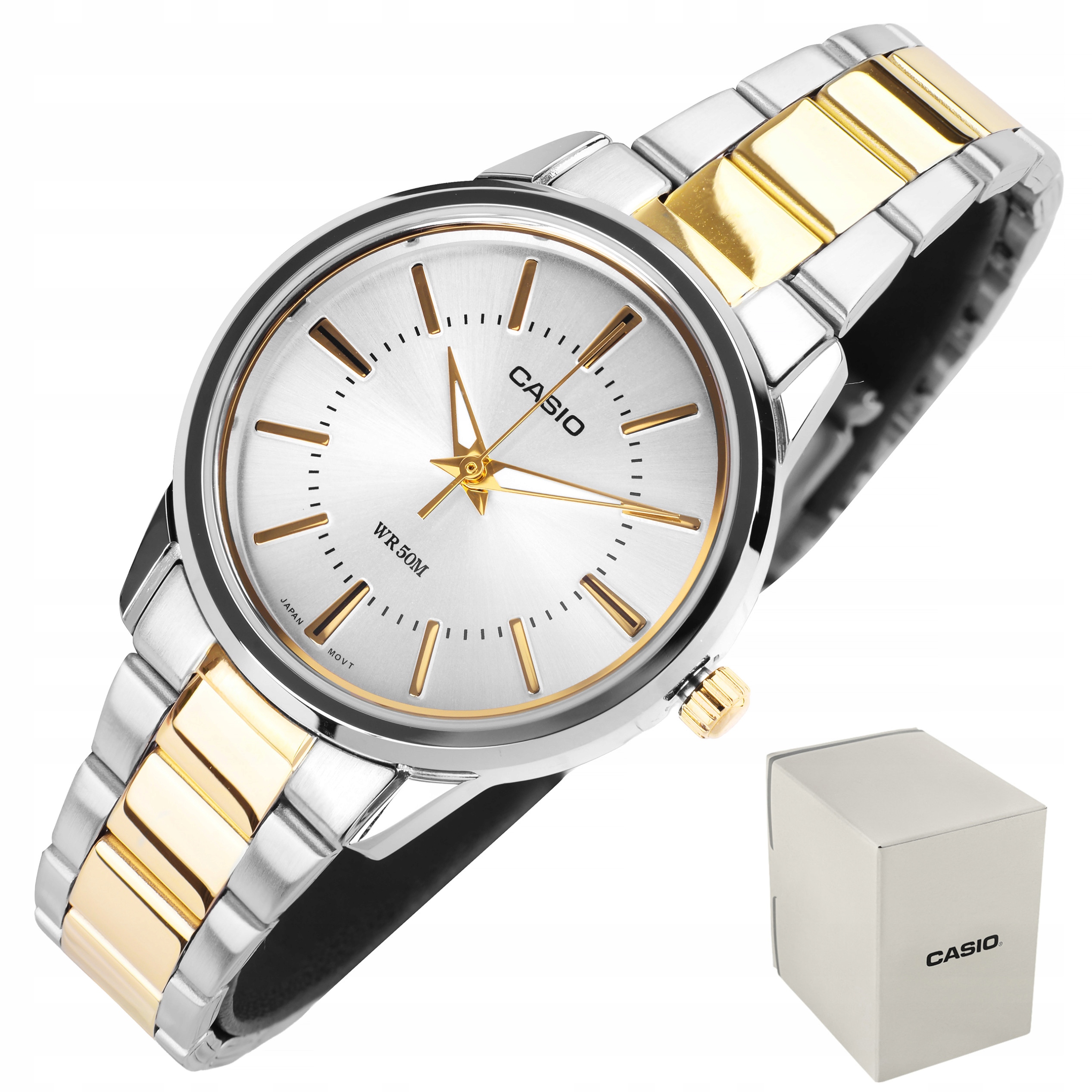 ZEGAREK DAMSKI CASIO LTP-1303SG-7AVDF bransoleta+BOX