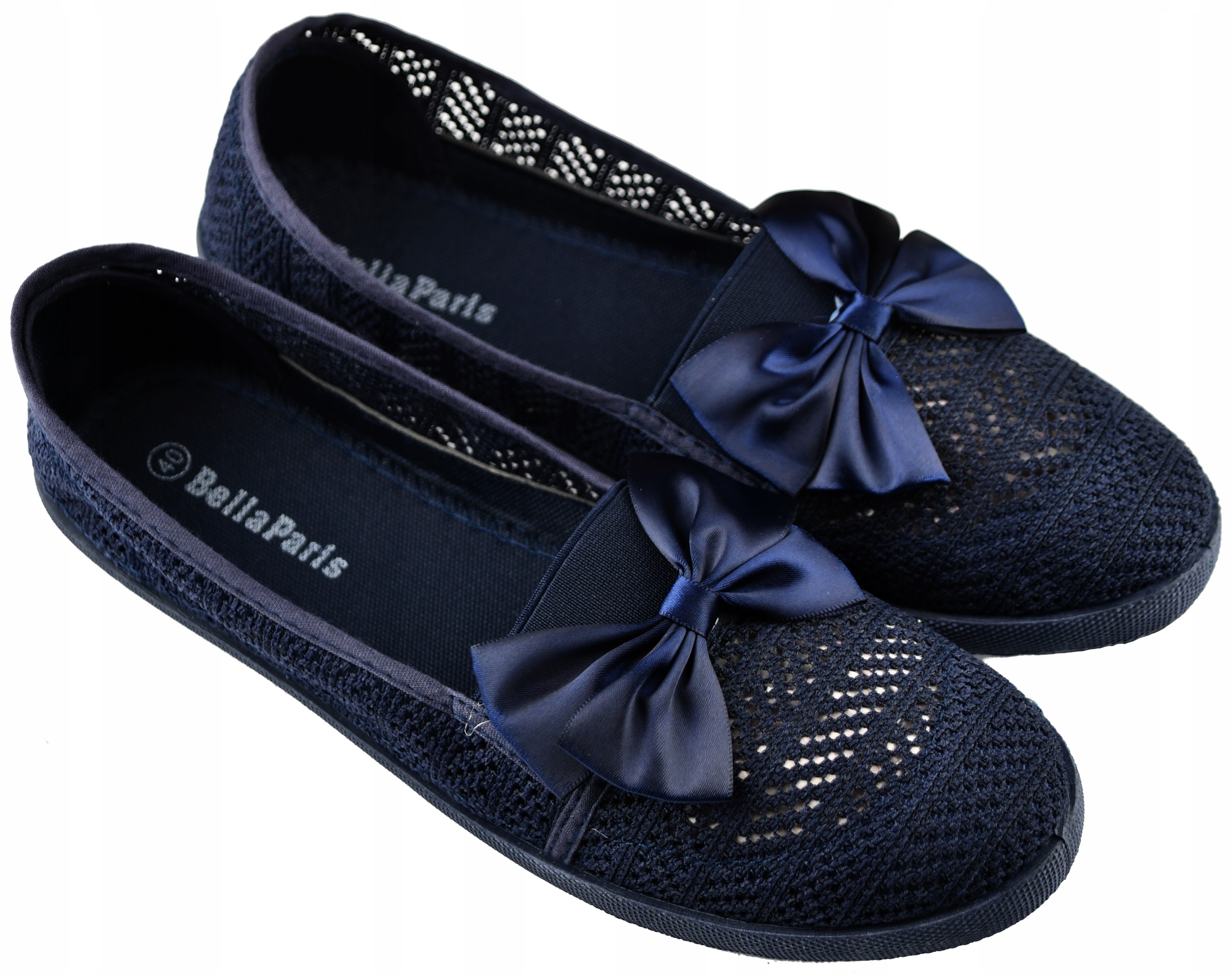 

Buty Mokasyny Przewiewne Ażurowe Z Kokardą R. 36