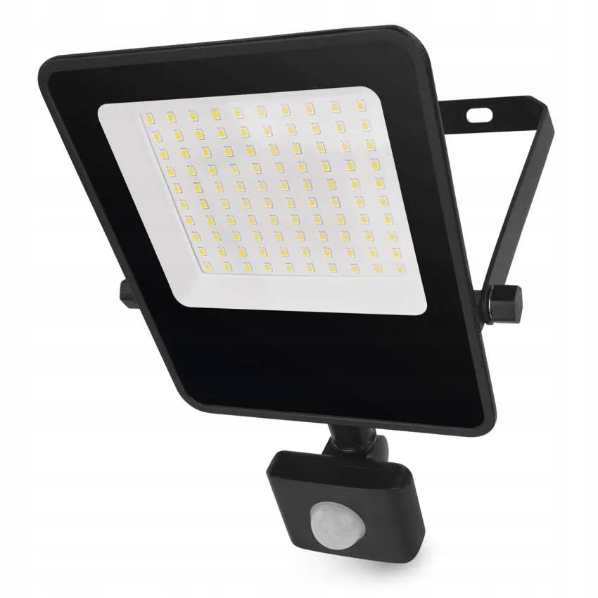 Led reflektor Visio s pohybovým čidlem, 50 W, černý, neutrální bílá
