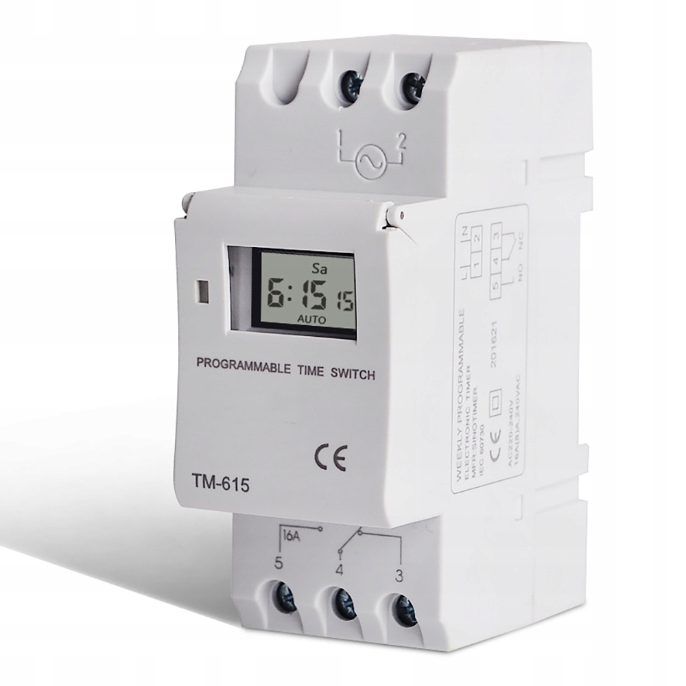 PROGRAMATOR CZASOWY SZYNĘ CYFROWY TYGODNIOWY Programowalny Zegar Cyfrowy EAN (GTIN) 6942422602148