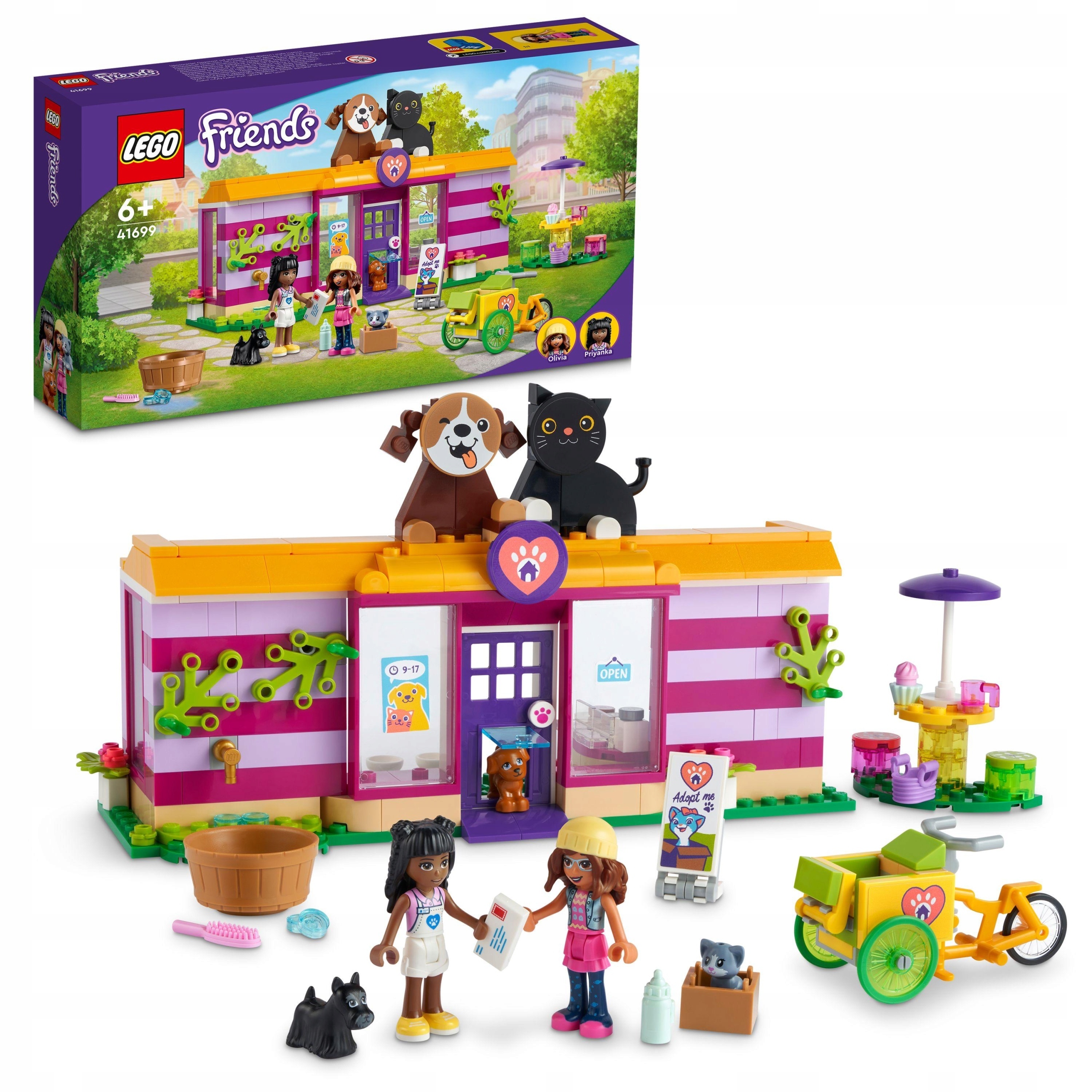

klocki Lego Friends Schronisko pies Kot