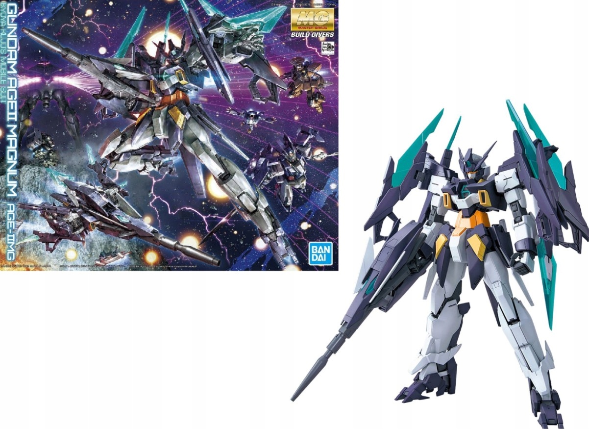 Gundam Mg 1/100 Age-iimg Age II Magnum Gundam Model