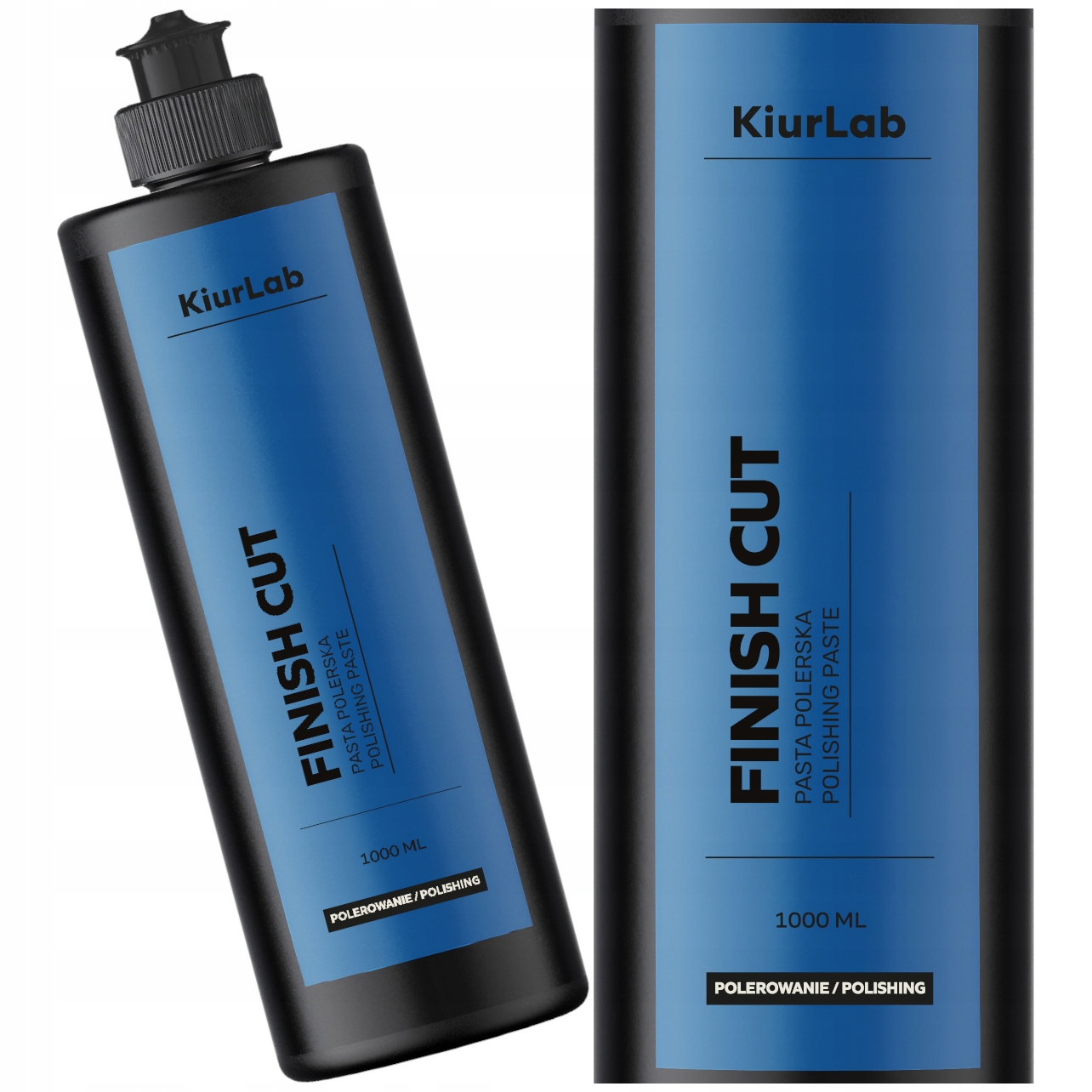 Kiurlab Finish Cut 1L Pasta Polerska Nadaje Wysoki Połysk Usuwa Hologramy
