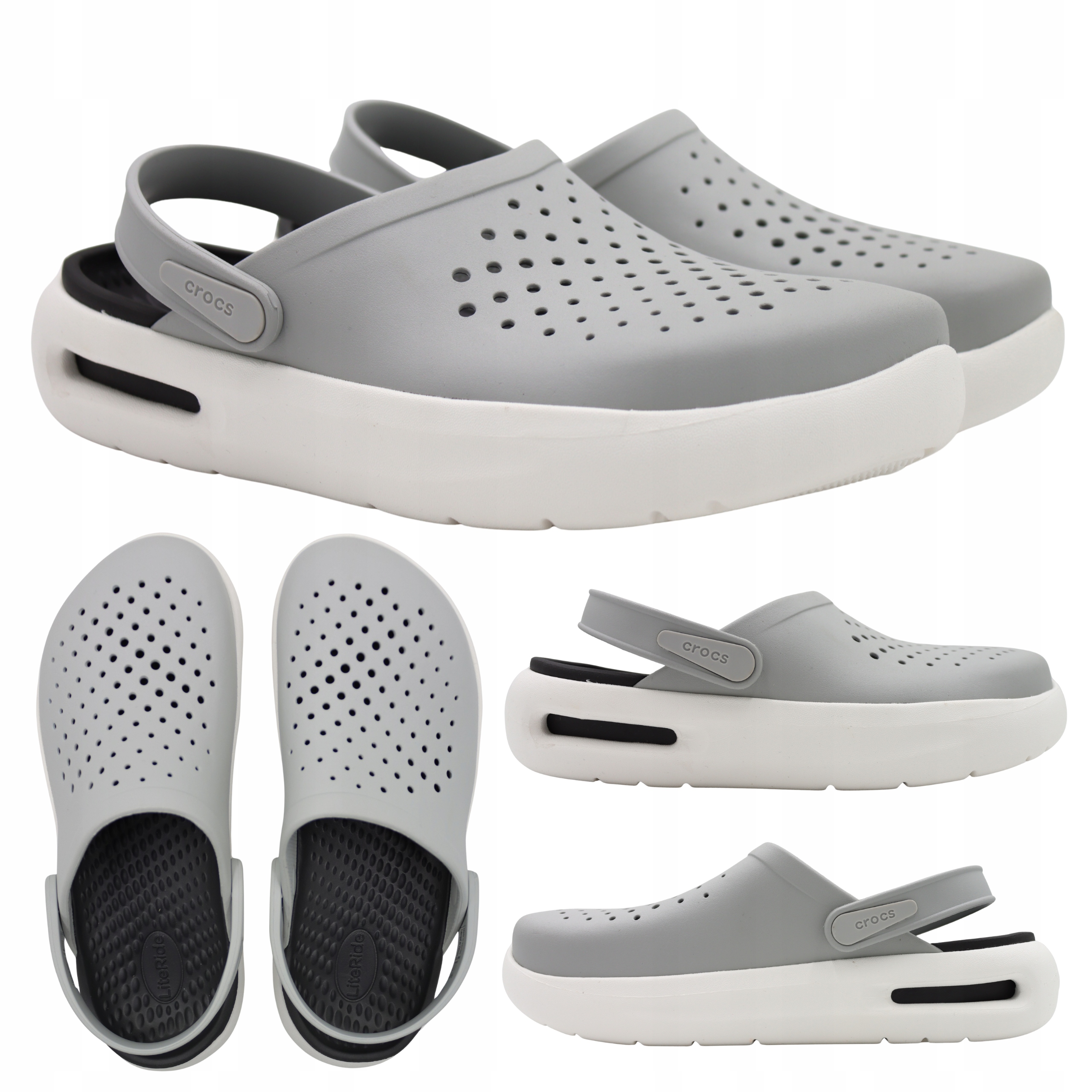 Nazouváky Crocs Inmotion Clog Šedé, Lehké, Pohodlné vel.