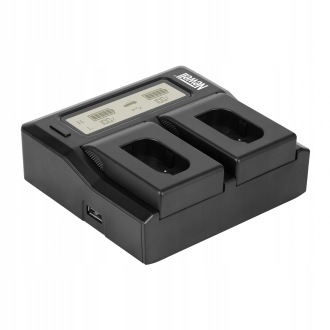 Newell DC-LCD ładowarka 2-kanałowa do akumulatorów Panasonic DMW-BLK22