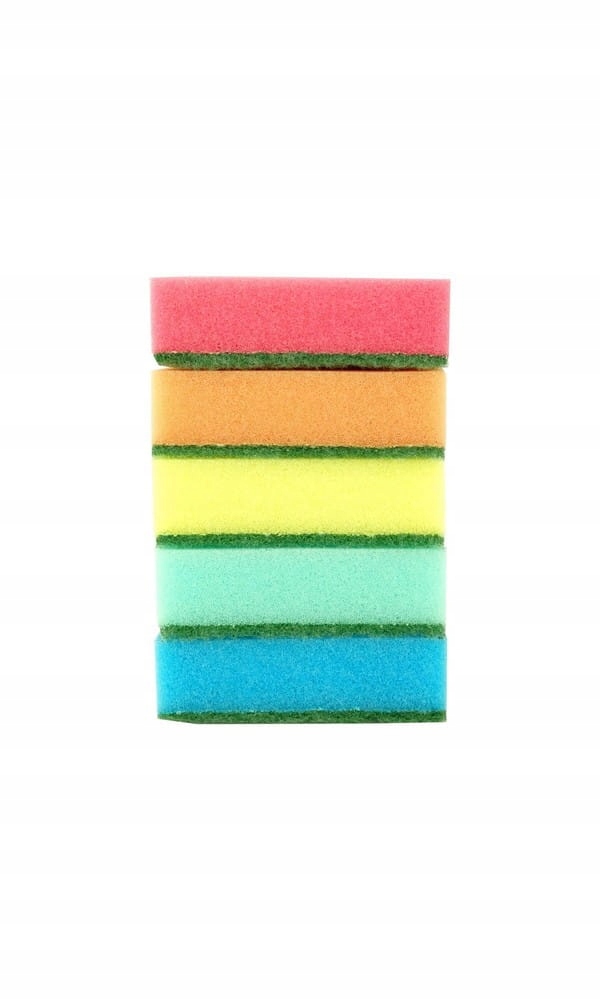 

Gąbka do naczyń zmywak kuchenny 5 sztuk Maxi