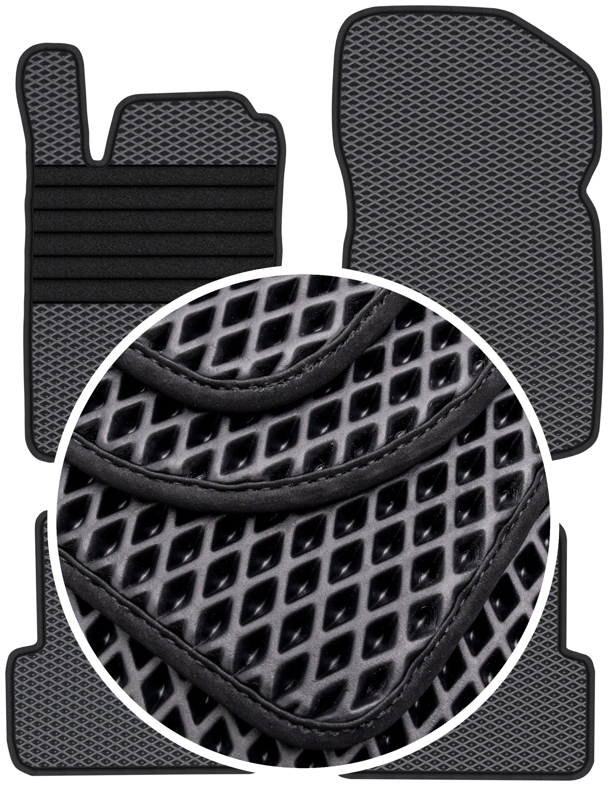 Megane I Cabrio Coupe 95-02 Stěrače do auta Eva Romby Černé