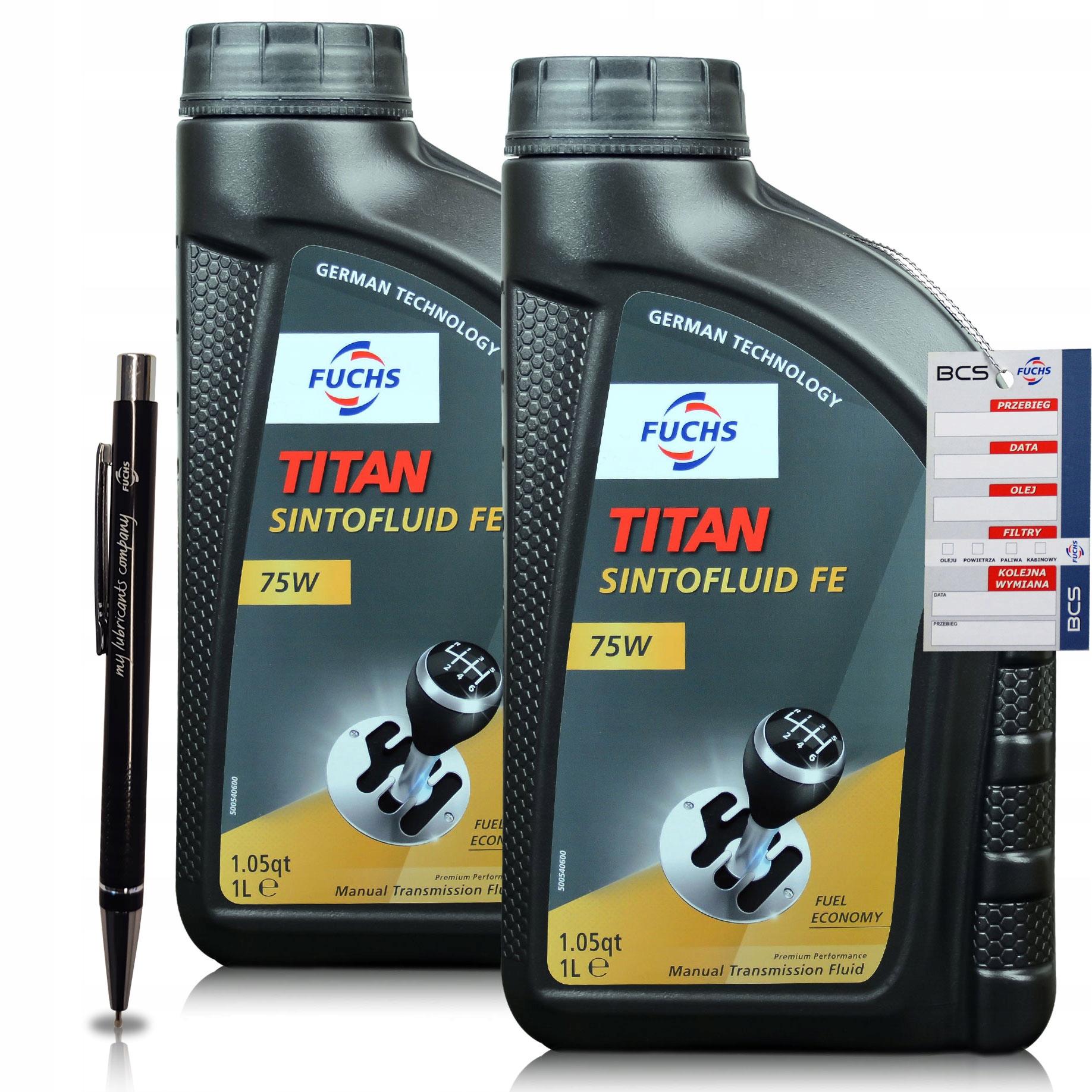 2 LITRY FUCHS TITAN SINTOFLUID FE 75W OLEJ PRZEKŁADNIOWY 2L - DYSTRYBUTOR