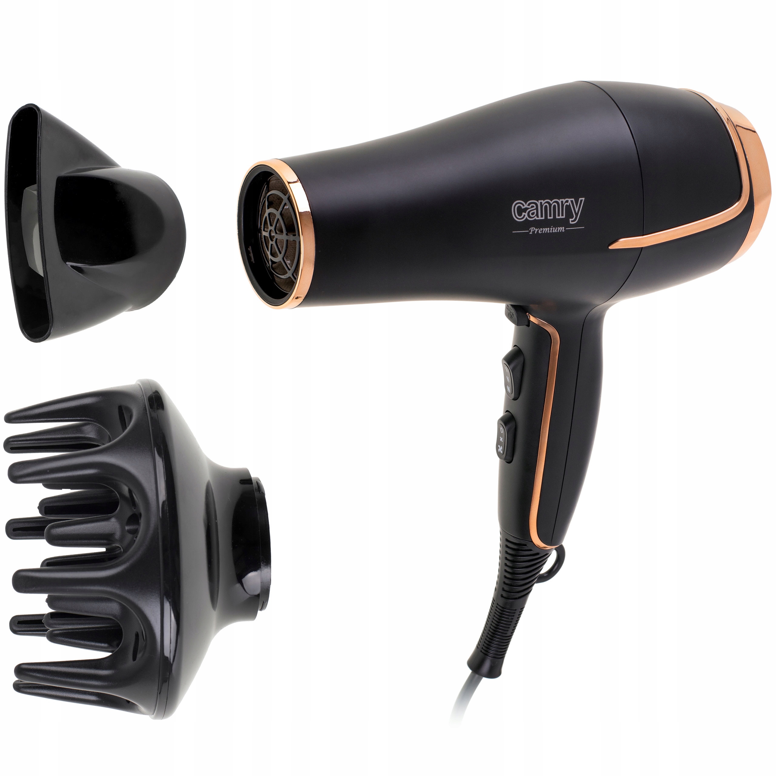 Suszarka CR 2255 2200W z Dyfuzorem 2 Poziomy Mocy 3 Temperatury